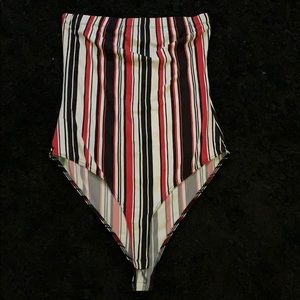 Very cute striped body suit!